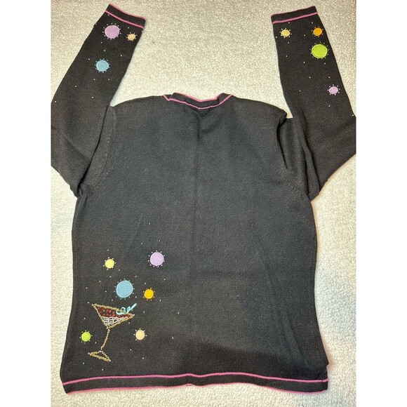 Vintage Jack B. Quick Cocktail Embellished Cardigan Sweater Women's Size S EUC - Picture 5 of 8
